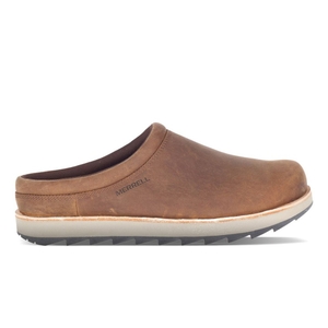 Sabots Merrell Juno Clog Leather Marron Homme | D.T.ORZE